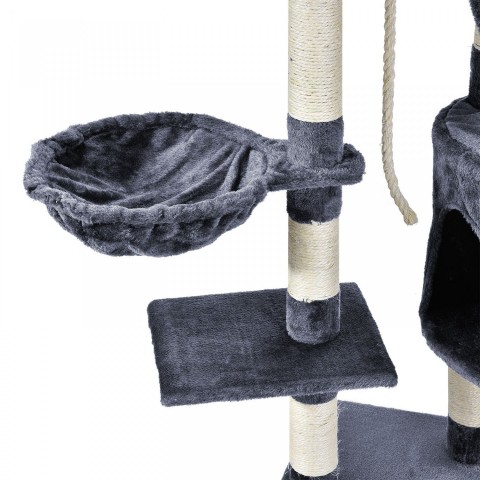 Škrabadlo pro kočky 118x50x40 cm | tmavě šedé č.3