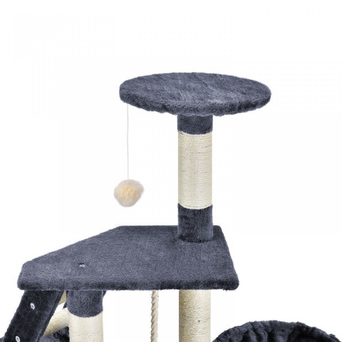 Škrabadlo pro kočky 118x50x40 cm | tmavě šedé č.4