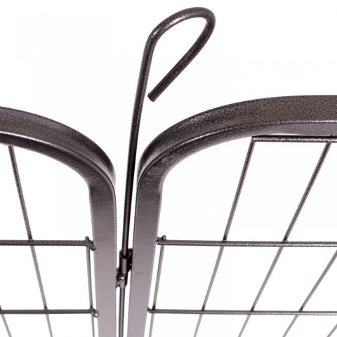 Kovová ohrádka pro pejsky a štěnata 8-dílná 80 x 100 cm č.5