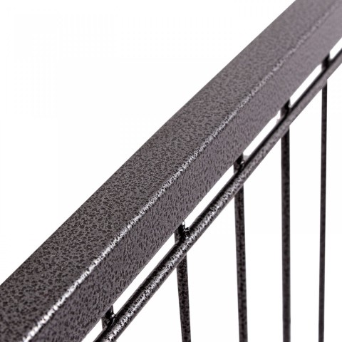 Kovová ohrádka pro pejsky a štěnata 8-dílná 80 x 100 cm č.7