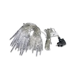 Vánoční LED řetěz rampouchy 5,5 m | studená bílá 40 LED č.3