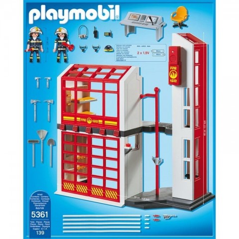Playmobil 5361 Hasičská stanice s alarmem č.2