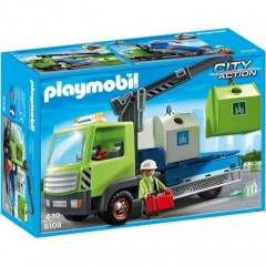 Playmobil 6109 Nákladní vůz s kontejnery na sklo