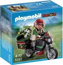 Playmobil 5237 Badatel na motorce č.1