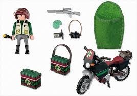 Playmobil 5237 Badatel na motorce č.2