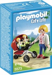Playmobil 5573 Kočárek pro dvojčata č.1