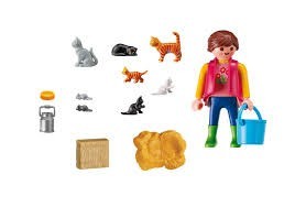 Playmobil 6139 Dívka s kočičí rodinou č.2