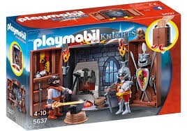 Playmobil 5637 Přenosný kufřík Rytířská kovárna