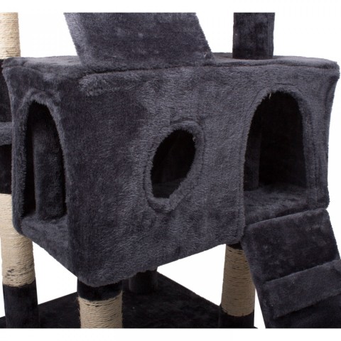 Škrabadlo pro kočky 170x62x75 cm | tmavě šedé č.5