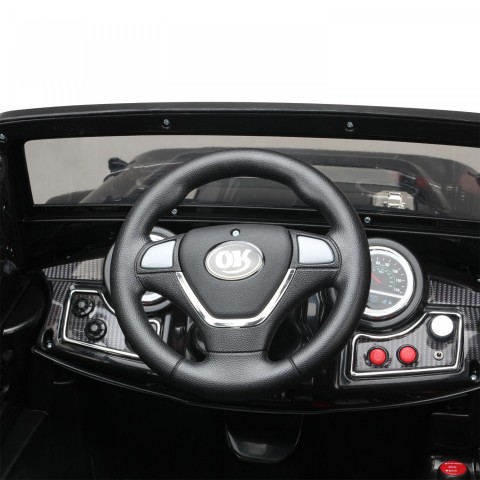 Dětské elektrické auto Jeep, černé č.6