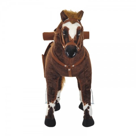 Dětský kůň se zvuky | tmavě hnědý č.2