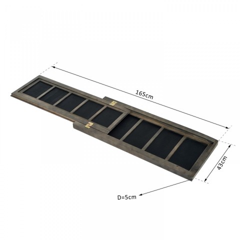 Nástupní skládací rampa do auta pro psy 165 x 43 cm č.6