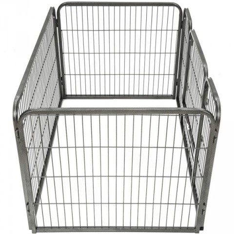 Kovová ohrádka pro pejsky a štěnata 125 x 80 x 70 cm č.4