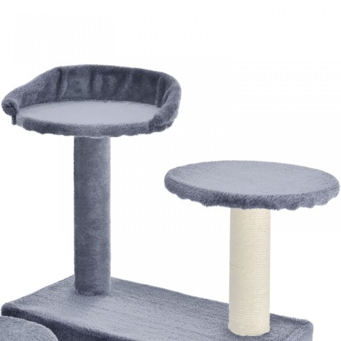 Škrabadlo pro kočky 130x49x49 cm | šedé č.4