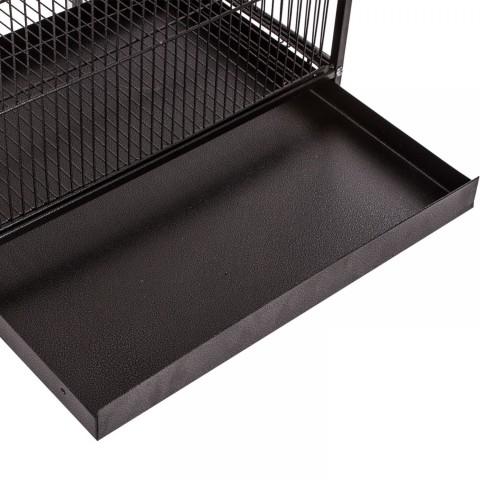 Voliéra kovová 54 x 54 x 146 cm | černá č.5