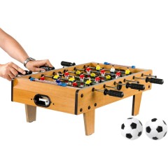 Mini stolní fotbal fotbálek s nožičkami 70x37x25 cm | světlý č.2