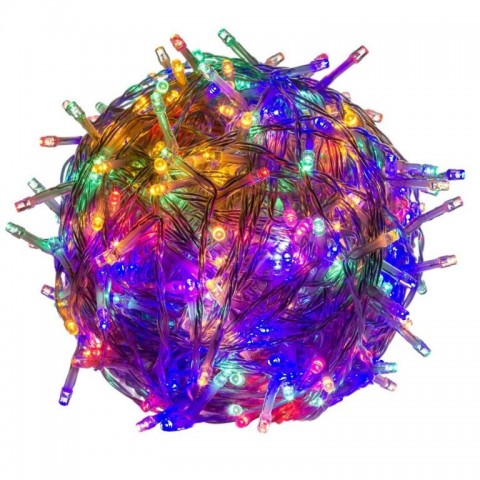 Vánoční LED osvětlení 5 m | barevné 50 LED č.2