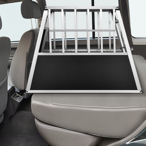 Přepravní hliníkový box pro psy do auta 65 x 91 x 69 cm č.7