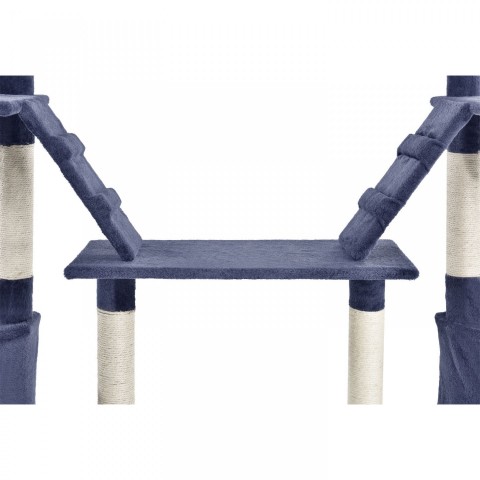 Škrabadlo pro kočky 180x45x260 cm | tmavě šedé č.4