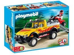 Playmobil 4228 Pick-up se čtyřkolkou č.1