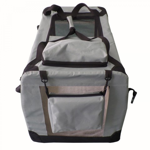 Přepravní box pro psy 50 x 34 x 36 cm | šedý č.5