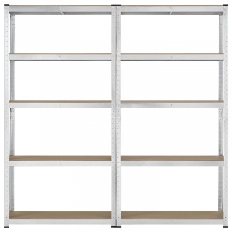 Kovový regál 180 x 90 x 30 cm | 2 dílný set č.6