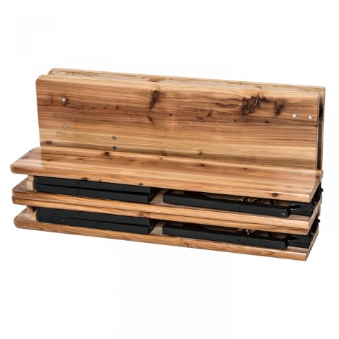 Skládací pivní set 220 x 50 x 25 cm | 3 nohy na lavici č.2