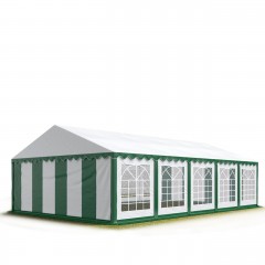 Párty stan Economy 5 x 10 m | zeleno-bílý č.1