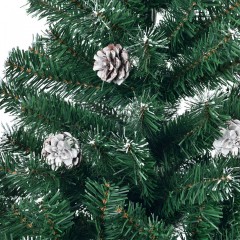 Umělý vánoční stromek 180 cm zasněžený se šiškami č.2