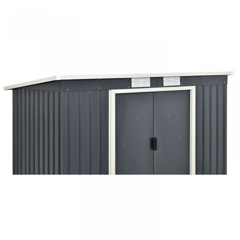 Zahradní domek se základnou M 213 x 130 x 173 cm | antracit č.3