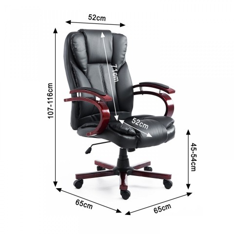 Kancelářská židle Desmond | černá č.8