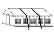 Bouřková sada pro párty stany | uchycení do betonu č.1